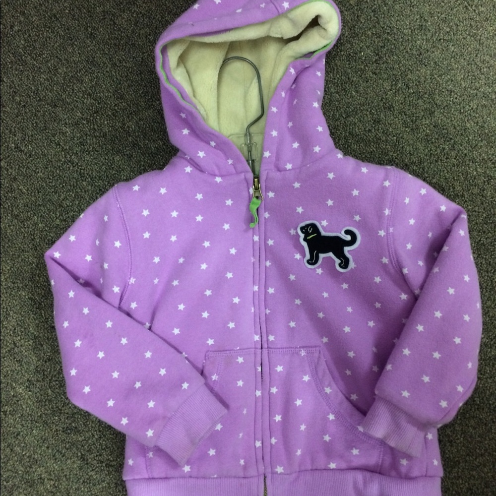 Black Dog Heavy Weight Purple Fleece Sweatshirt